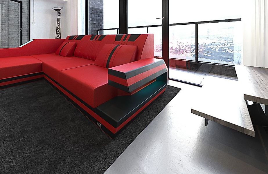 Sofa Dreams Ecksofa Ledercouch Ledersofa Ravenna günstig online kaufen
