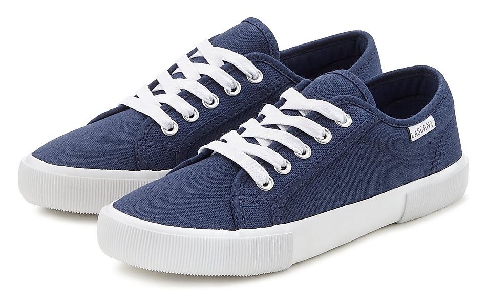 LASCANA Sneaker aus Textil, Schnürhalbschuh, Freizeitschuh günstig online kaufen