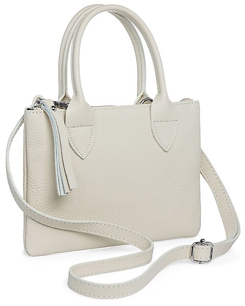 Caspar Henkeltasche Kleine Damen Leder Tasche günstig online kaufen