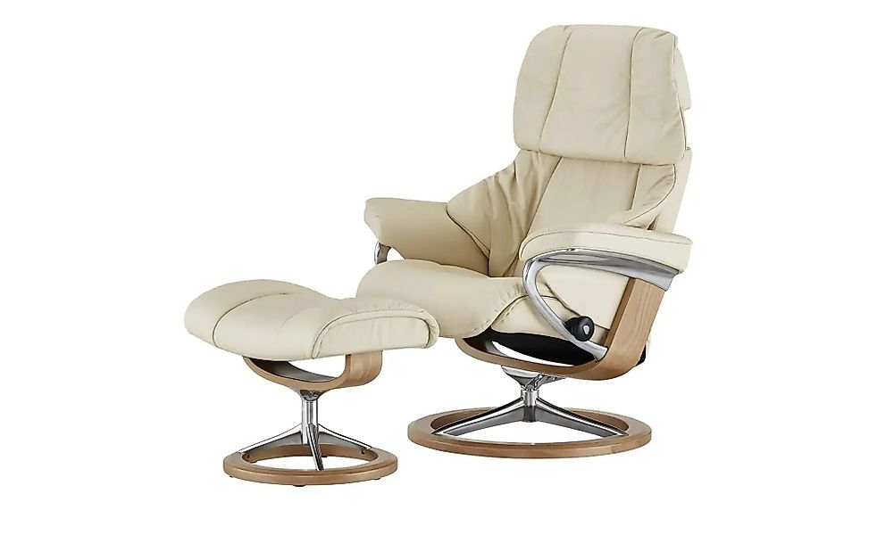 Stressless Relaxsessel mit Hocker  Reno S ¦ creme ¦ Maße (cm): B: 79 H: 109 günstig online kaufen