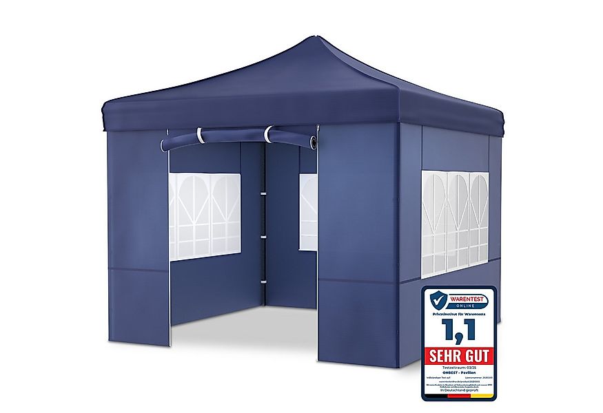 Onbest Pavillon Premium 3x3 Pop-Up mit viel Zubehör, mit 4 Seitenteilen, 42 günstig online kaufen