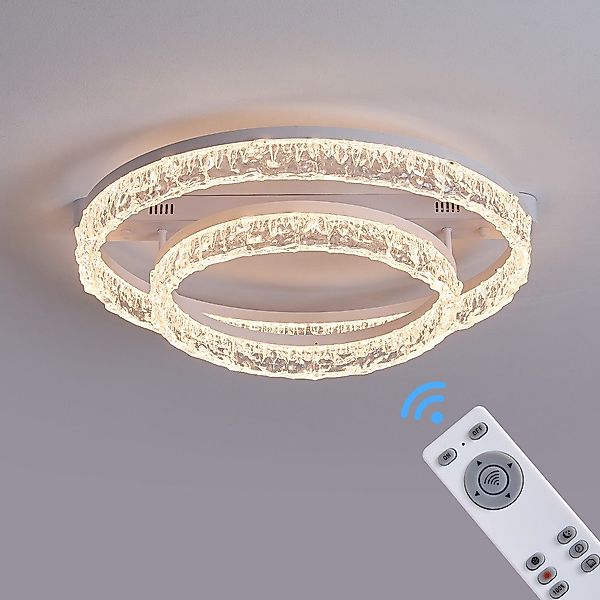 Eurotondisplay LED Deckenleuchte LED Deckenleuchte Fernbedienung/Handy-App günstig online kaufen