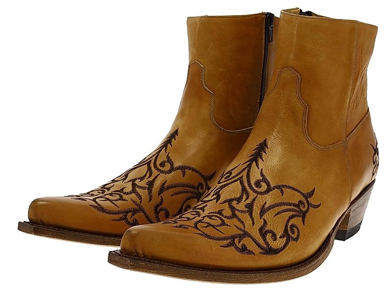 Sendra Boots JAVIE 7216 Braun Westernstiefelette Rahmengenähte Westernstief günstig online kaufen