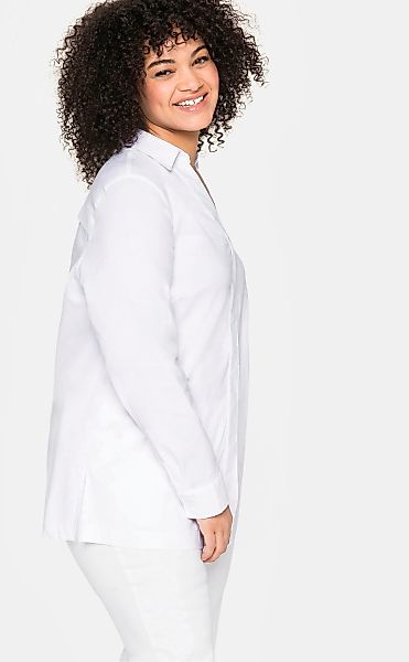 Sheego Klassische Bluse Hemdbluse günstig online kaufen