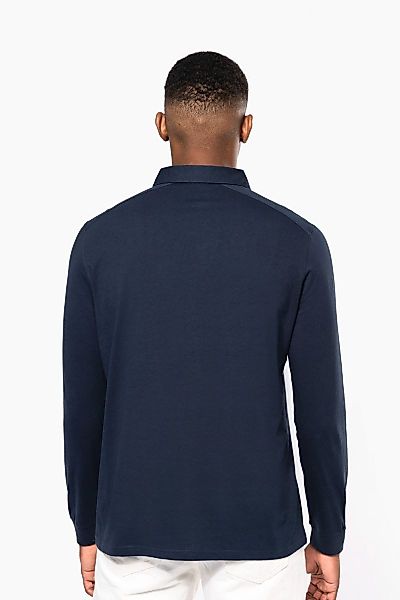 Kariban Langarm-Poloshirt Langarm-Polohemd für Herren aus günstig online kaufen
