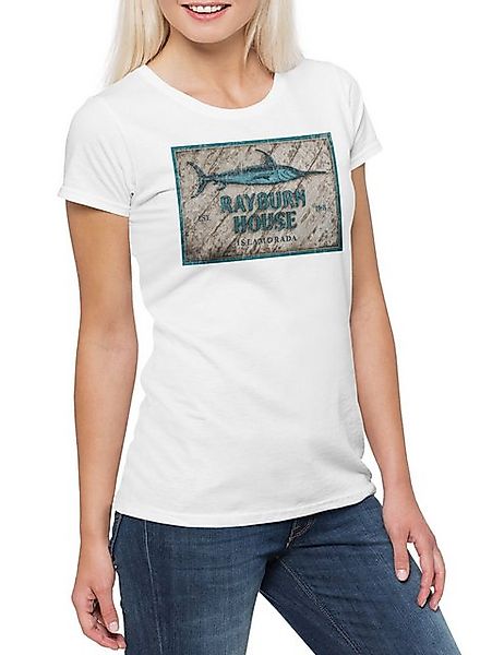 Urban Backwoods Print-Shirt Rayburn House Damen T-Shirt Bloodline Sheriff R günstig online kaufen