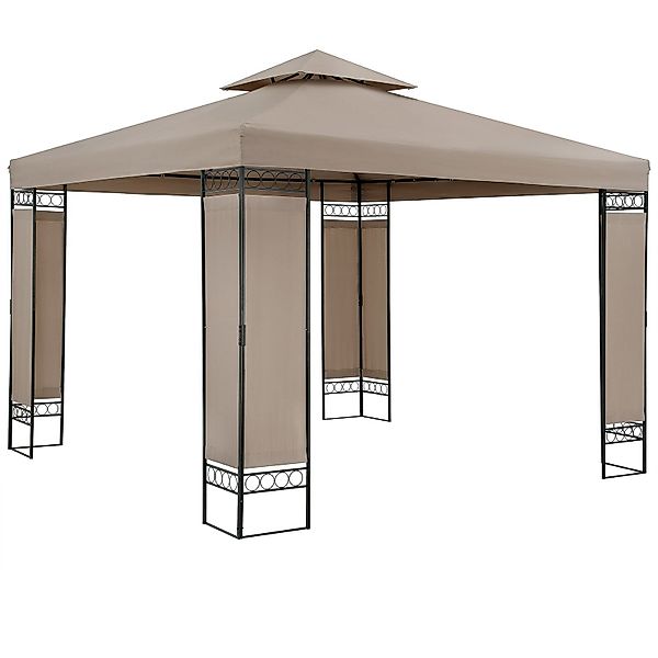 Casaria Pavillon Lorca, 3x3m Farbwahl UV-Schutz günstig online kaufen
