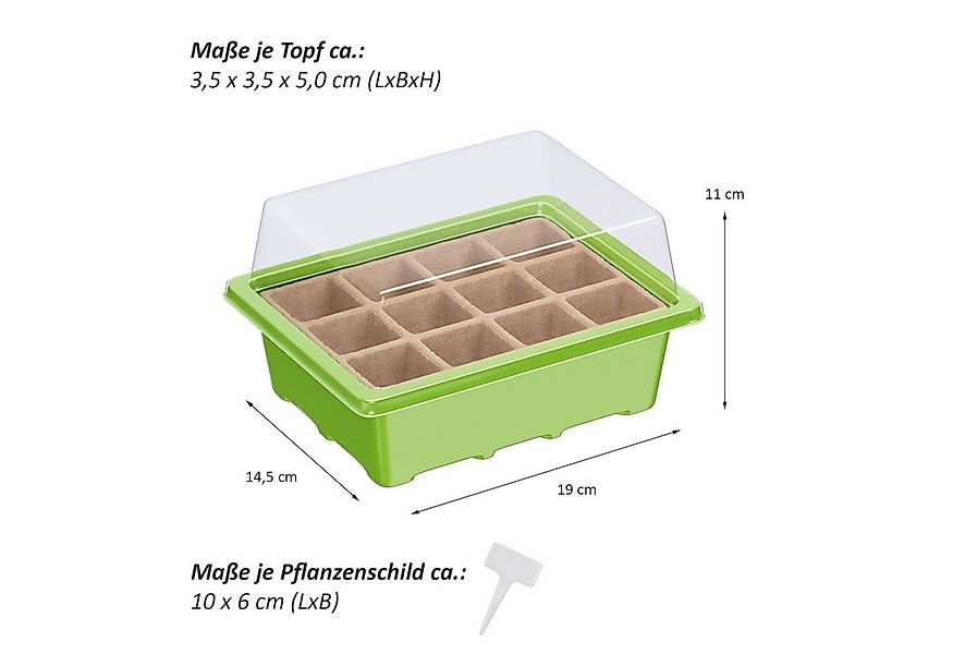 Wellgro Gewächshaus Mini Gewächshaus - für bis zu 36 Pflanzen günstig online kaufen