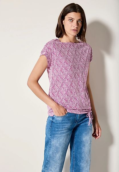 Cecil T-Shirt, mit Tunnelzug am Saum günstig online kaufen