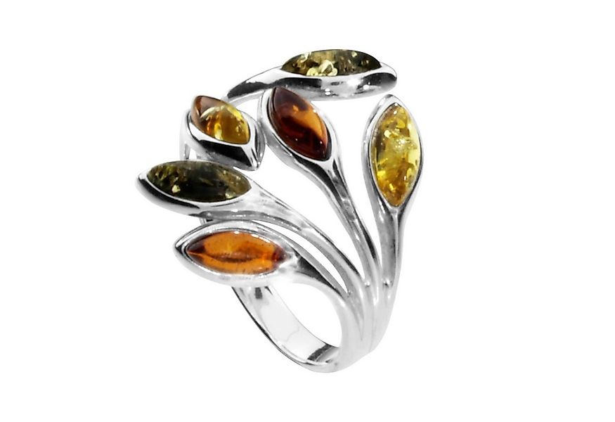 OSTSEE-SCHMUCK Silberring - Elena - Silber 925/000 - Bernstein (1-tlg) günstig online kaufen