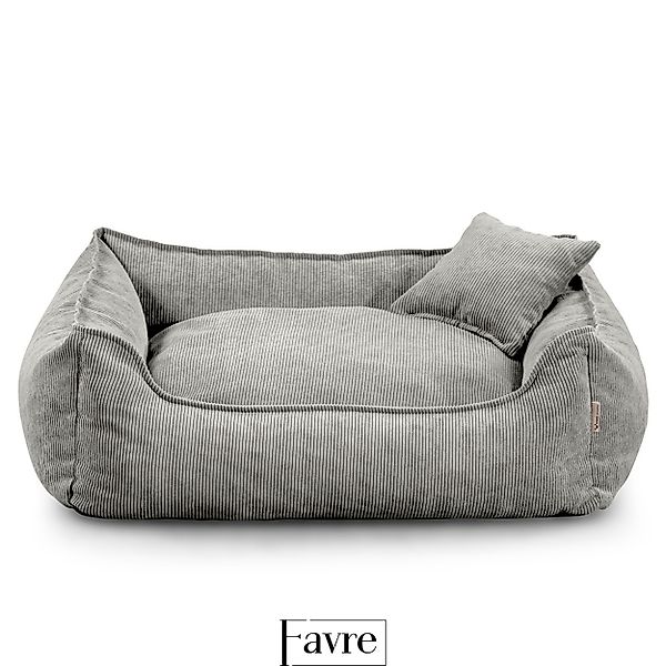 FAVRE Tierbett Hundebett Lucky mit abnehmbarem, waschbarem Cord-Bezug, 100% günstig online kaufen