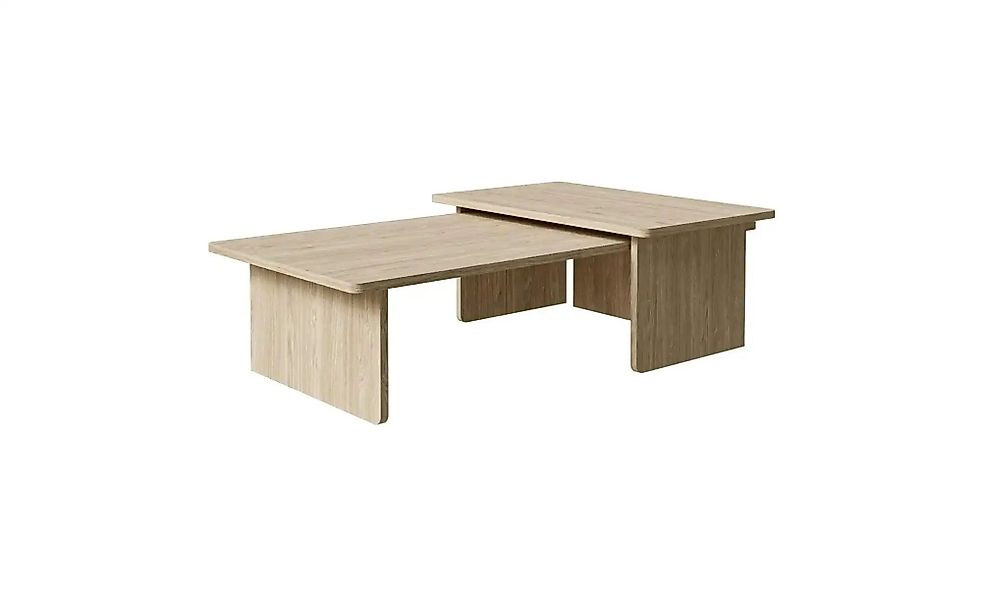 Couchtisch 2er Set  Usalo ¦ holzfarben ¦ Maße (cm): B: 90 H: 40 Tische > Co günstig online kaufen