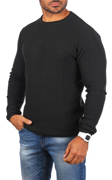 CARISMA Strickpullover Herren leichter Feinstrick einfarbig günstig online kaufen