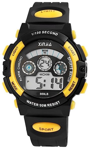 XINJIA Quarzuhr XI004 mit Silikonarmband, 5 ATM, Digitaluhr günstig online kaufen