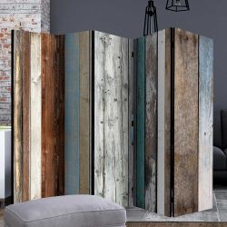 Raumtrenner in Bretterwand Optik Shabby Chic Stil günstig online kaufen