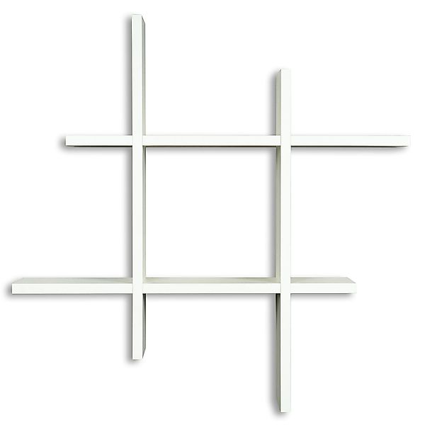 Levandeo® Wandregal, levandeo Hashtag Regal 75x75cm günstig online kaufen