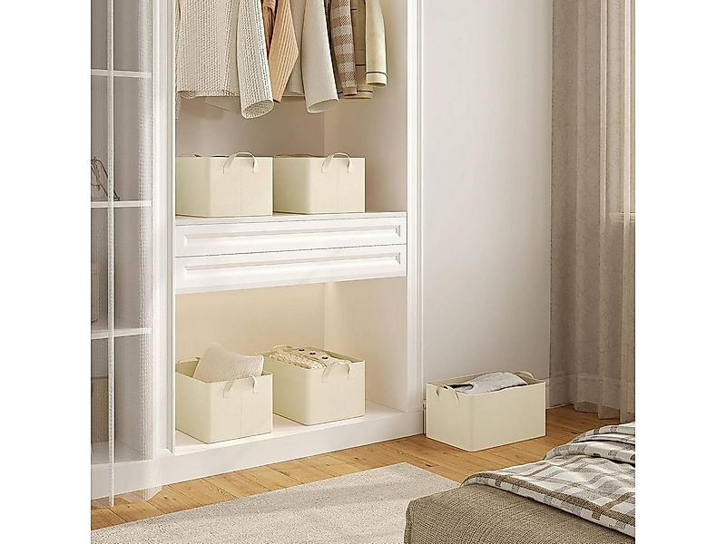 Woltu Aufbewahrungsbox (5 St), Aufbewahrungswürfel Stoff, mit Griffen, falt günstig online kaufen