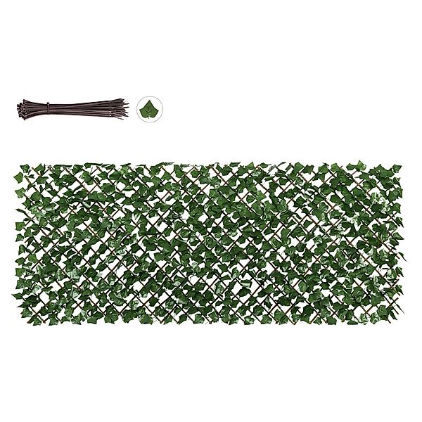 Sekey Weidenzaun Sichtschutzzaun mit Efeu Weidenmatte günstig online kaufen