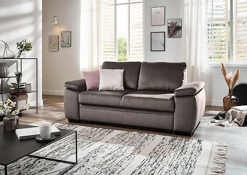 Die PlanBar Schlafsofa »MP-PD19021«, mit Längsschläferfunktion 140x210 cm günstig online kaufen