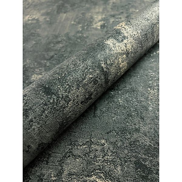 Newroom Vliestapete Kouri Anthrazit Putz Modern FSC® günstig online kaufen