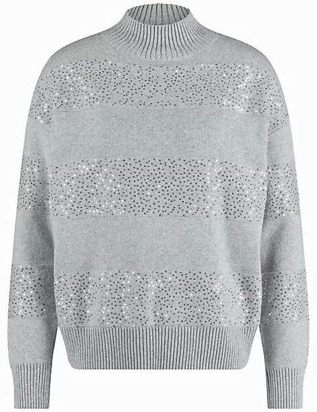 GERRY WEBER Rundhalspullover Pullover mit Turtleneck und Dekor günstig online kaufen