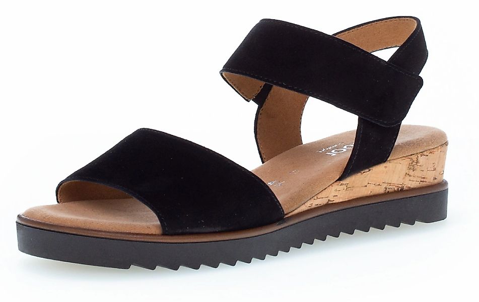Gabor Sandalette "GENUA", Sommerschuh, Sandale, Keilabsatz, mit kleinem Str günstig online kaufen