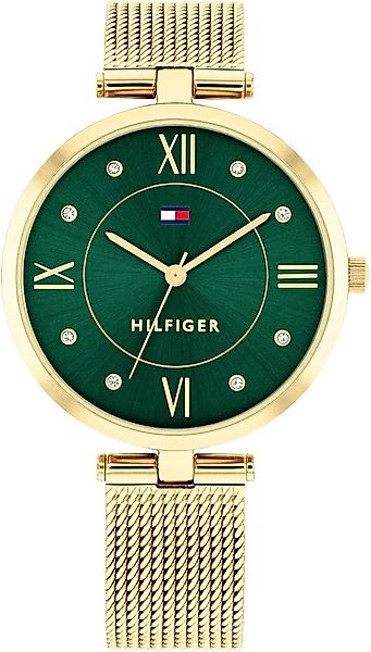 Tommy Hilfiger Quarzuhr ELLA 1782711, Armbanduhr, Damenuhr, Glaskristalle, günstig online kaufen