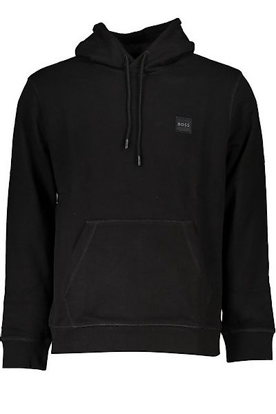 BOSS Sweatshirt Herren-Sweatshirt in Schwarz: Langarm günstig online kaufen