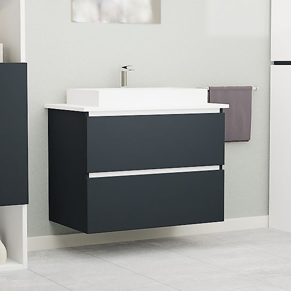 GARLIVO Waschbeckenunterschrank GLB-80 mit Schubladen, Badezimmer günstig online kaufen