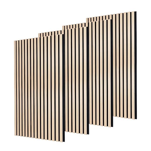 Dalsys Akustikpaneele 4x 120cm x 60cm Eiche Hell Wandpaneele Schallschutz günstig online kaufen