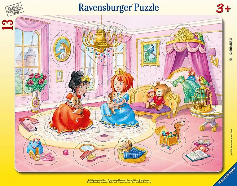 Ravensburger Puzzle Im Prinzessinnenschloss, 13 Puzzleteile, Made in Europe günstig online kaufen