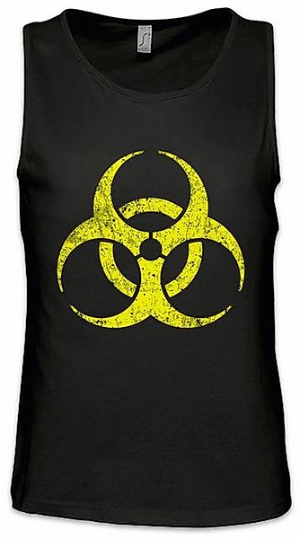 Urban Backwoods Tanktop Black Biohazard Vintage Symbol Ärmelloses T-Shirt G günstig online kaufen