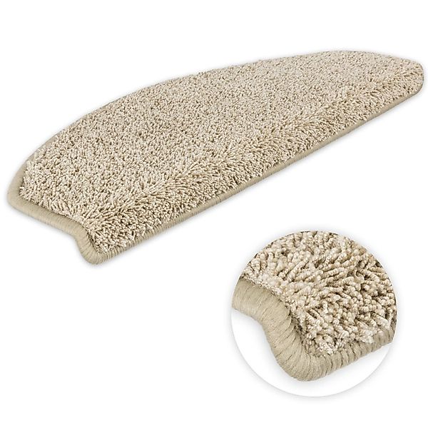 Metzker® Stufenmatte Shaggy Stufenmatten Emphoria Halbrund, günstig online kaufen