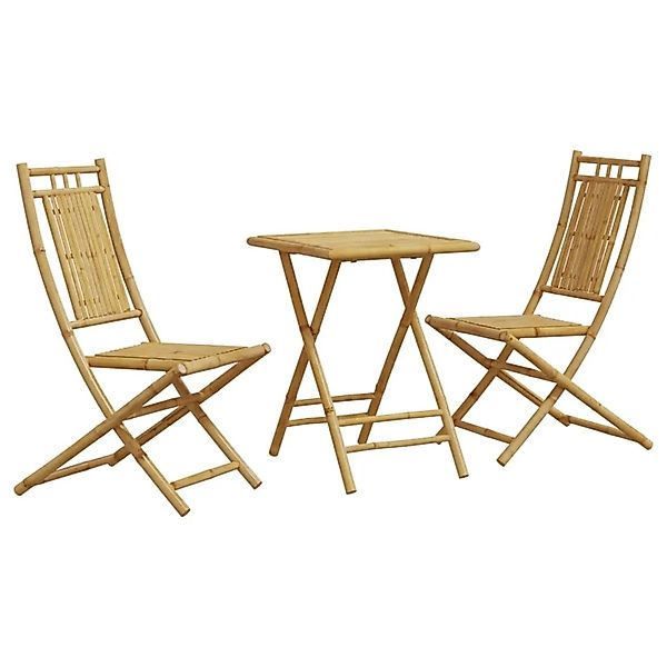 vidaXL 3-tlg Bistro-Set Bambus Modell 5 günstig online kaufen