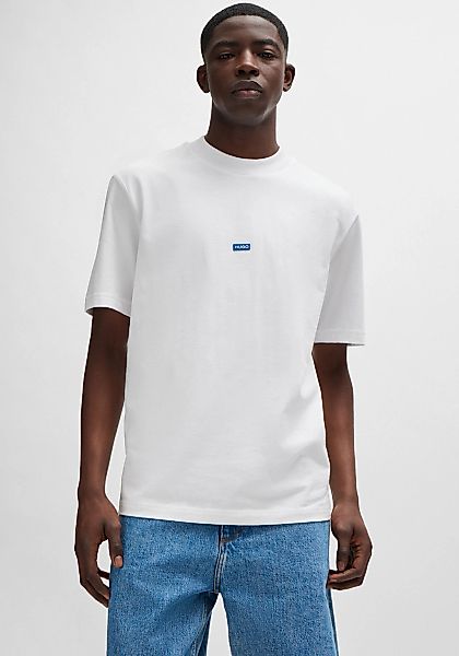 HUGO Blue T-Shirt "Nieros", mit Logo-Patch günstig online kaufen