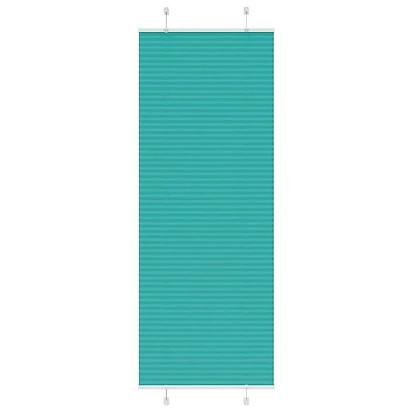 vidaXL Plissee Petrolgrün 70x200 cm Stoffbreite 69,4 cm Polyester 4015409 günstig online kaufen