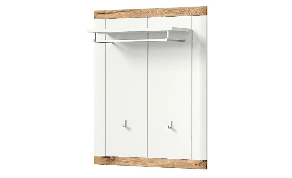 Garderobenpaneel  Laredo ¦ weiß ¦ Maße (cm): B: 80 H: 114 T: 25.0 Aktuelles günstig online kaufen