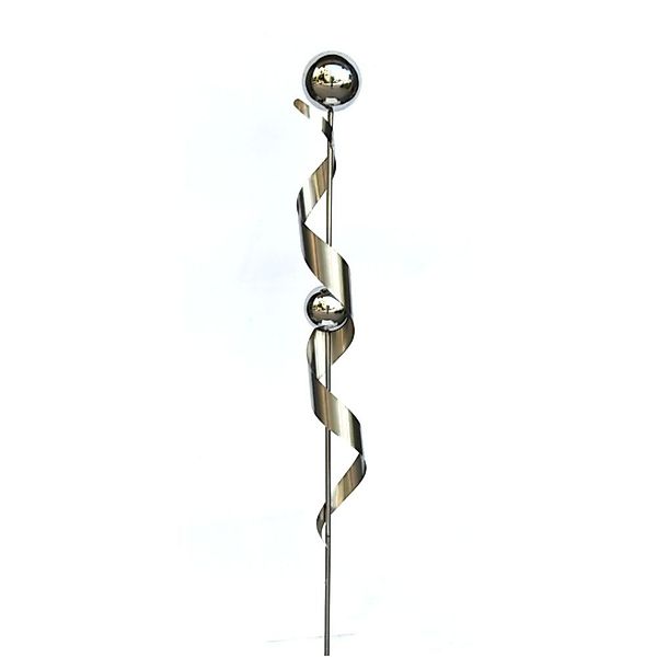 Harms Import Gartenfigur Edlestahl Gartenstecker Kugel günstig online kaufen