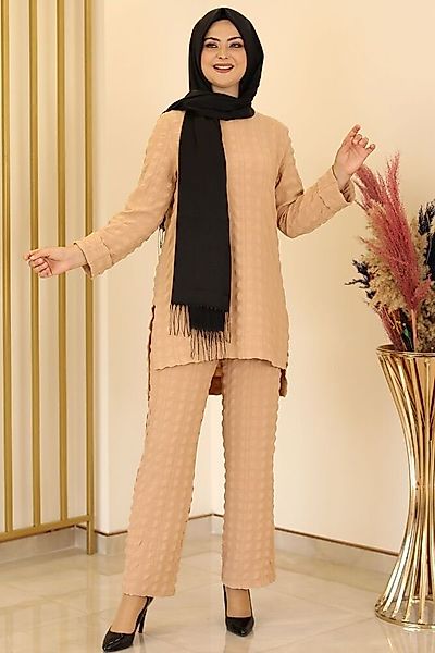 fashionshowcase Hosenanzug Sommerlicher Damen Longtunika-Anzug - günstig online kaufen