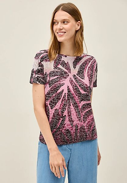 Cecil Print-Shirt, aus elastischem Materialmix günstig online kaufen