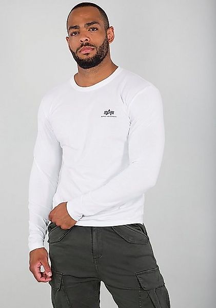 Alpha Industries  T-Shirts & Poloshirts Basic LS SL - white günstig online kaufen