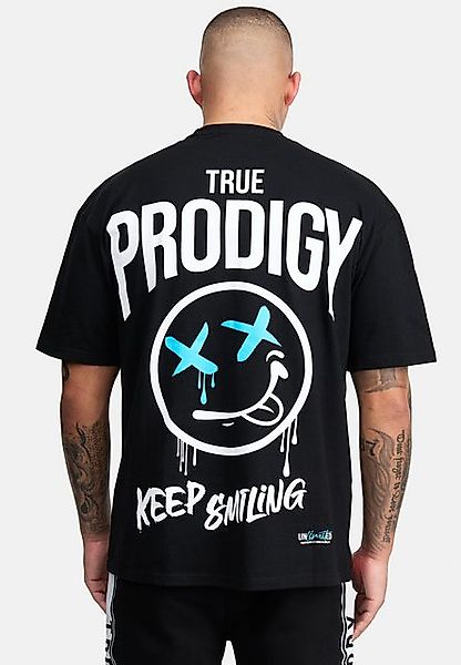 trueprodigy Oversize-Shirt Kenji Logoprint Rundhals dicker Stoff günstig online kaufen