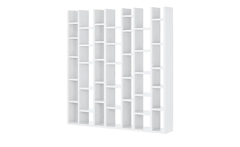 Regal  Booker ¦ weiß ¦ Maße (cm): B: 211,2 H: 221,3 T: 33.2 Regale > Bücher günstig online kaufen