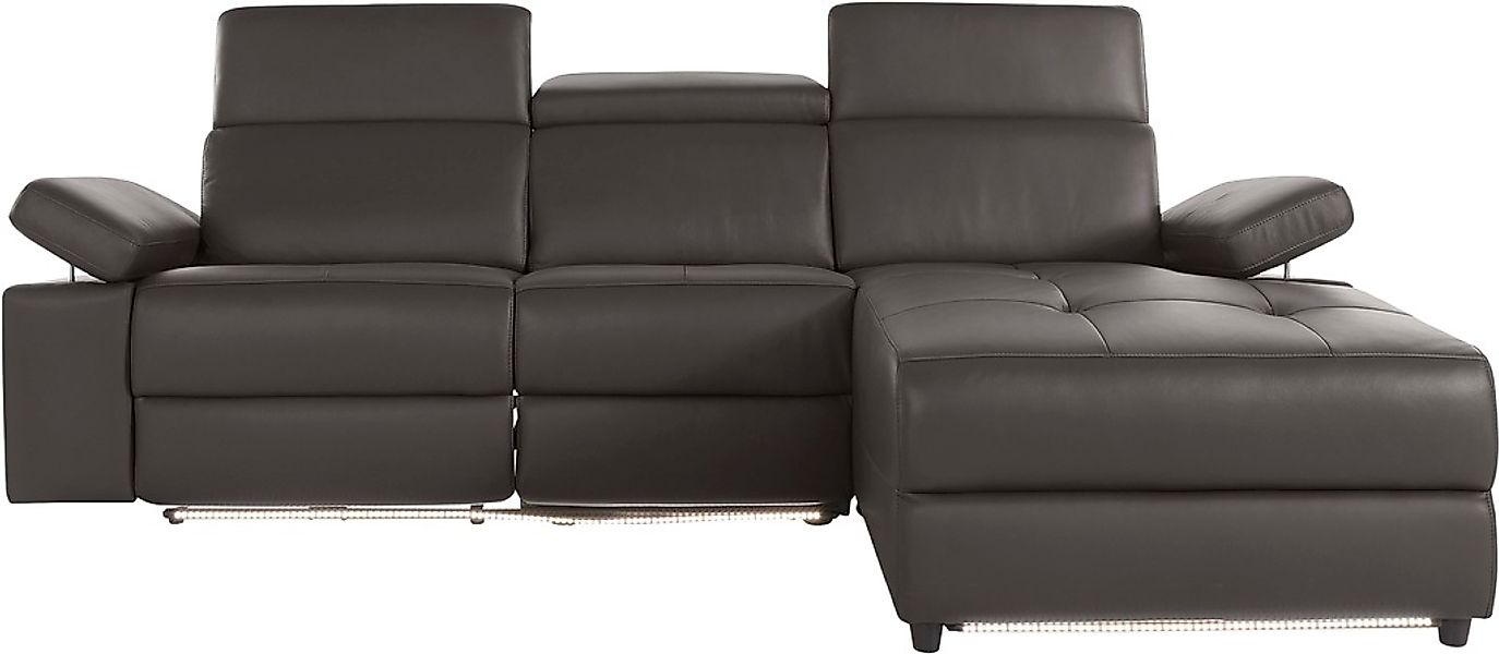 Home affaire Ecksofa "Kilado, L-Form," mit Relaxfunktion, verstellbarer Arm günstig online kaufen