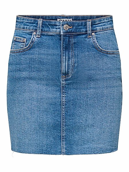 ONLY Jeansrock "ONLLOLA REG SHORT RW SKIRT DNM" Baumwollmischung, Regular W günstig online kaufen