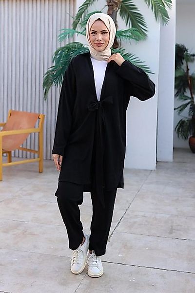 MİSSKAYLE Tunikakleid Kimono-Set mit Krawatten-Detail günstig online kaufen
