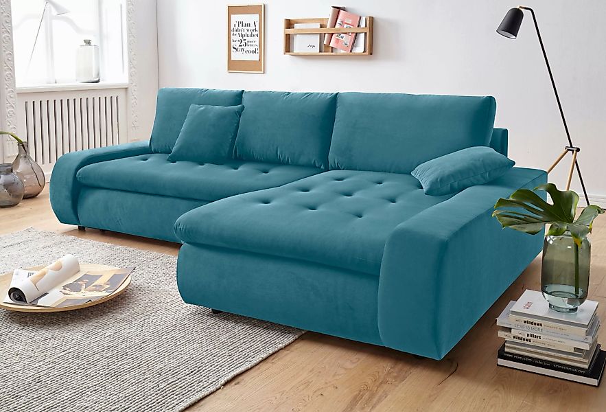 TRENDMANUFAKTUR Ecksofa »Indie II, tolle Detailverarbeitung, bequem und kom günstig online kaufen