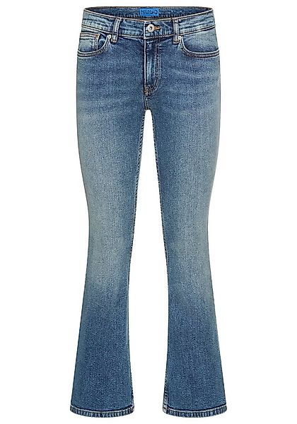 HUGO Blue Bootcut-Jeans Getti Ausgestelltes Bein, elastisches Denim günstig online kaufen