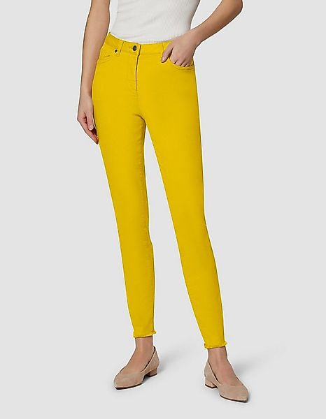 MADELEINE Gerade Jeans Mid Waist Skinny-Hose mit Fransen Fransenhose in sch günstig online kaufen