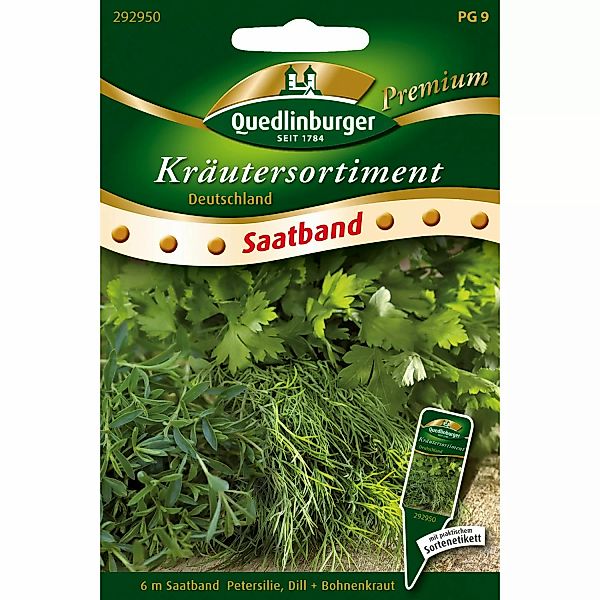 Quedlinburger Kräutersortiment Deutschland Saatband günstig online kaufen